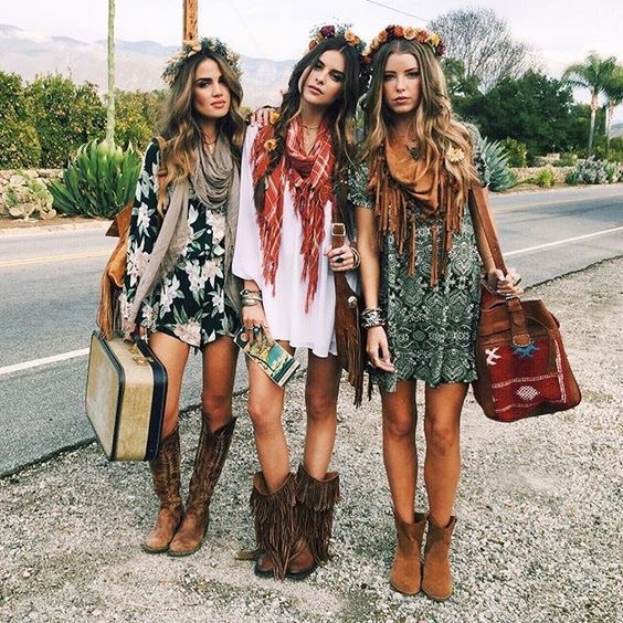 Boho chic girls Boho chic girls